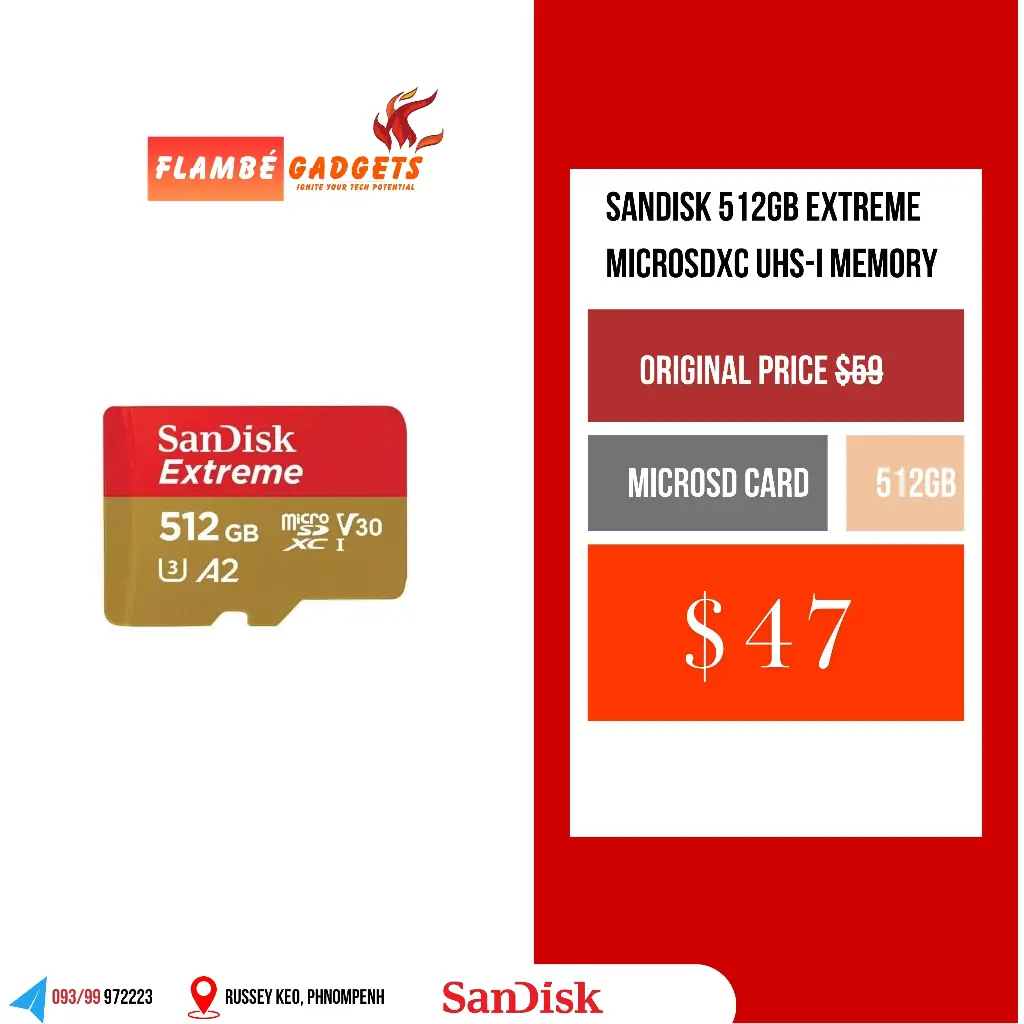 SanDisk Extreme microSDXC 512GB