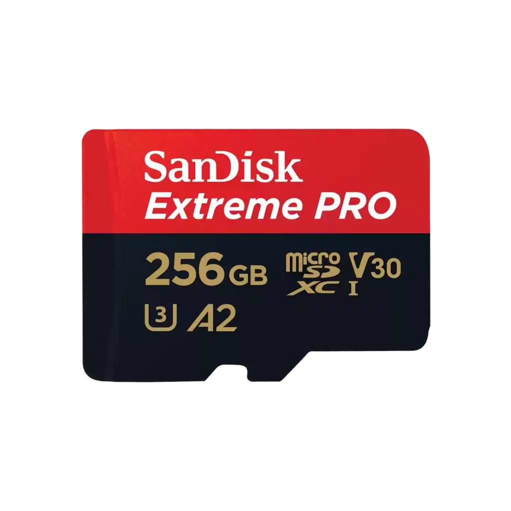SanDisk Extreme PRO microSDXC UHS-I with adapter 256GB