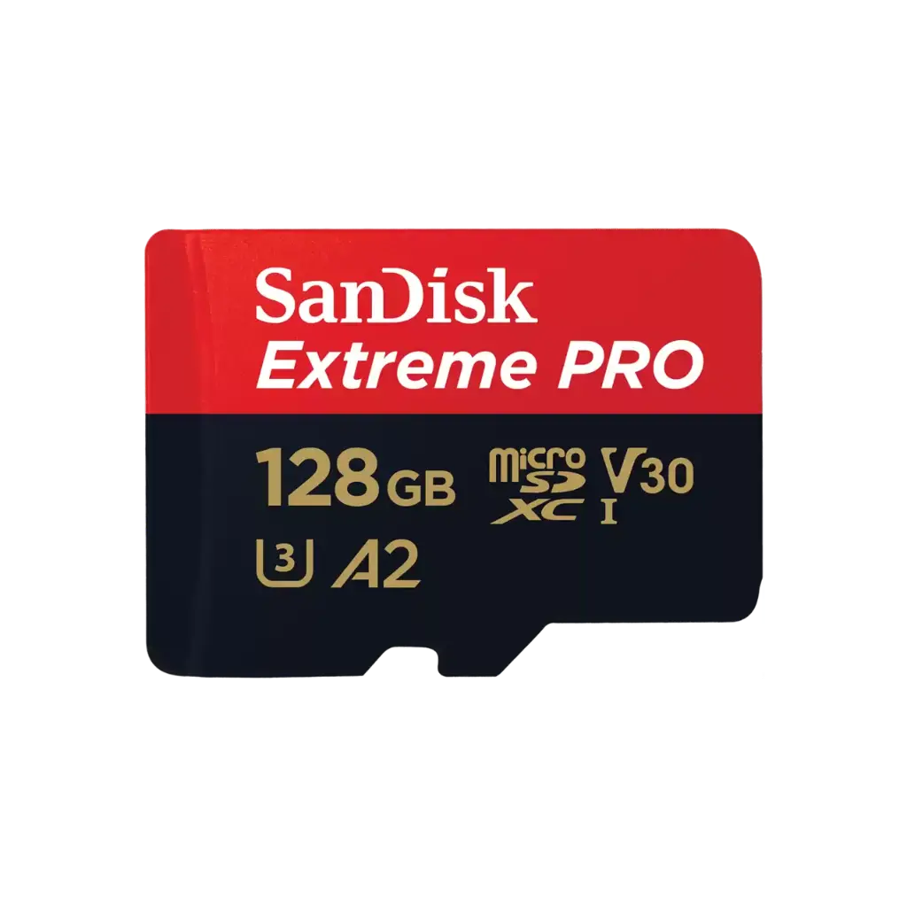 SanDisk Extreme PRO microSDXC UHS-I with adapter 128GB 