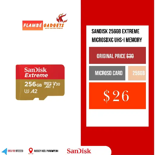 [SD-0005] SanDisk Extreme microSDXC 256GB