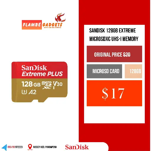 [SD-0026] SanDisk Extreme microSDXC 128GB 