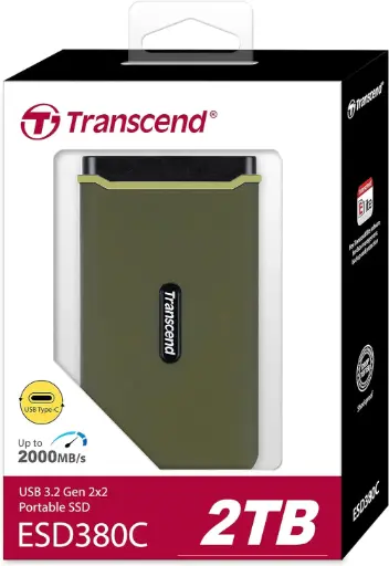 [TS-0020] Transcend ESD380C 2TB Portable SSD (USB 3.2 Gen 2×2, Type-C)